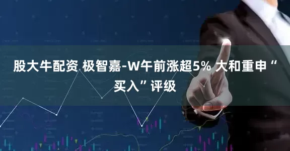 股大牛配资 极智嘉-W午前涨超5% 大和重申“买入”评级